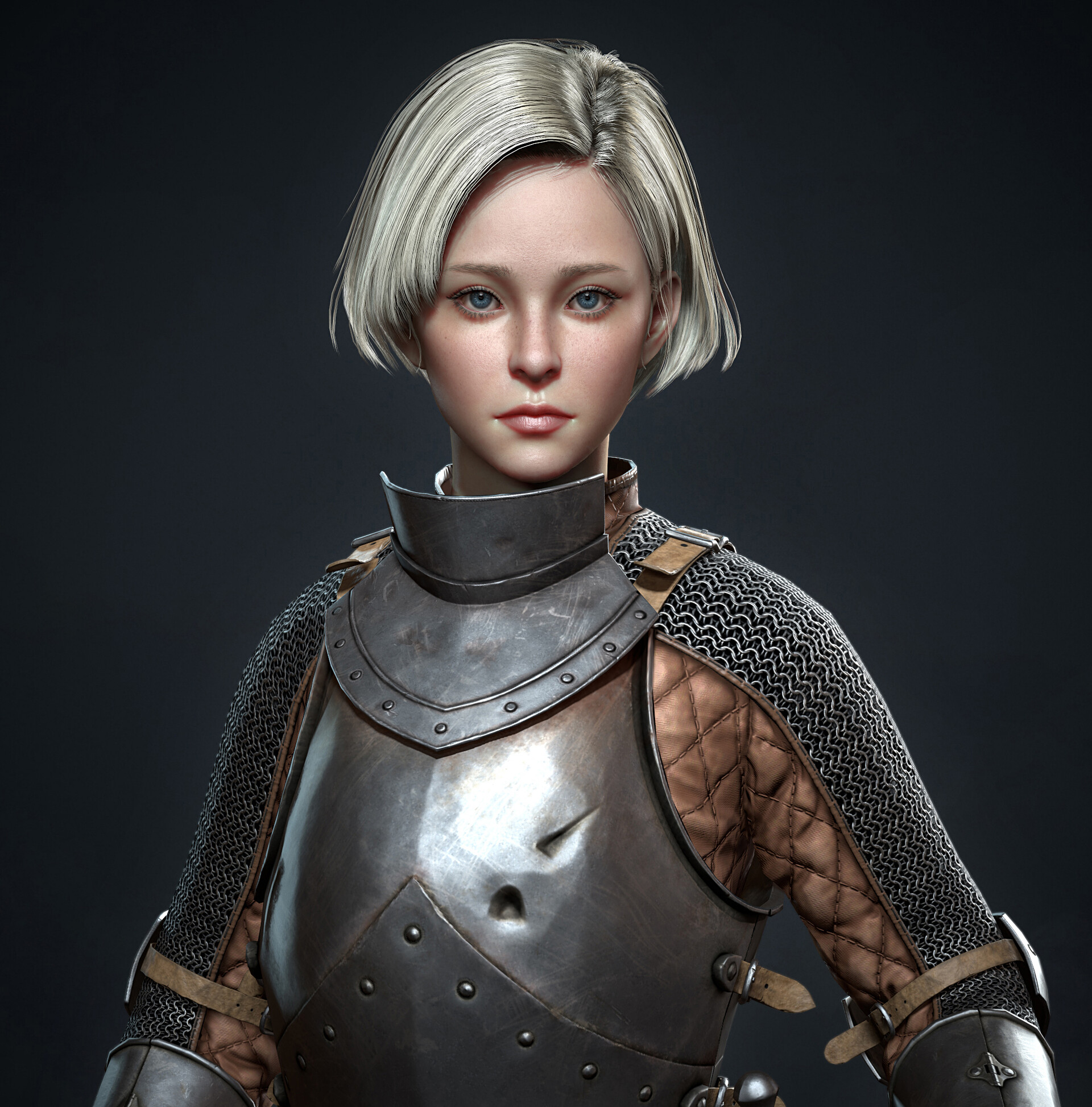 ArtStation - Woman in armor