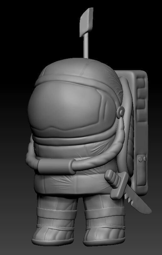 Artstation Among Us Crewmate 3d Model Callum Hilditch