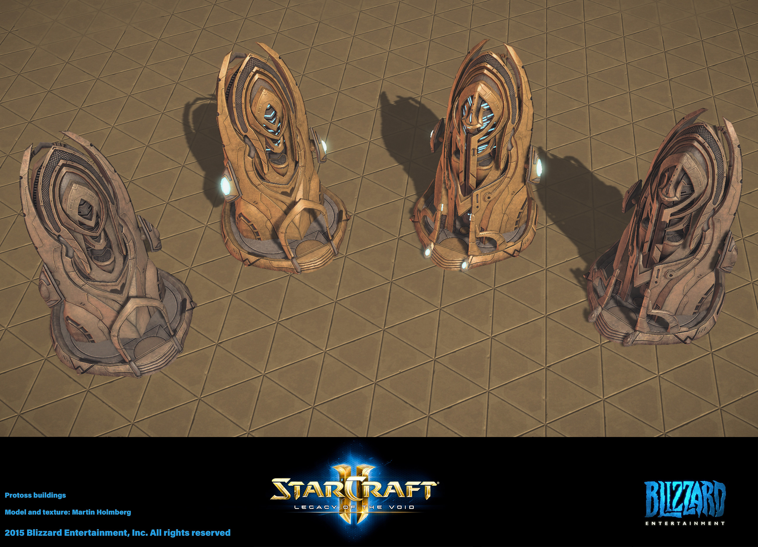 protoss buildings.
These ones were later reskinned to fit with other protoss factions like cybros