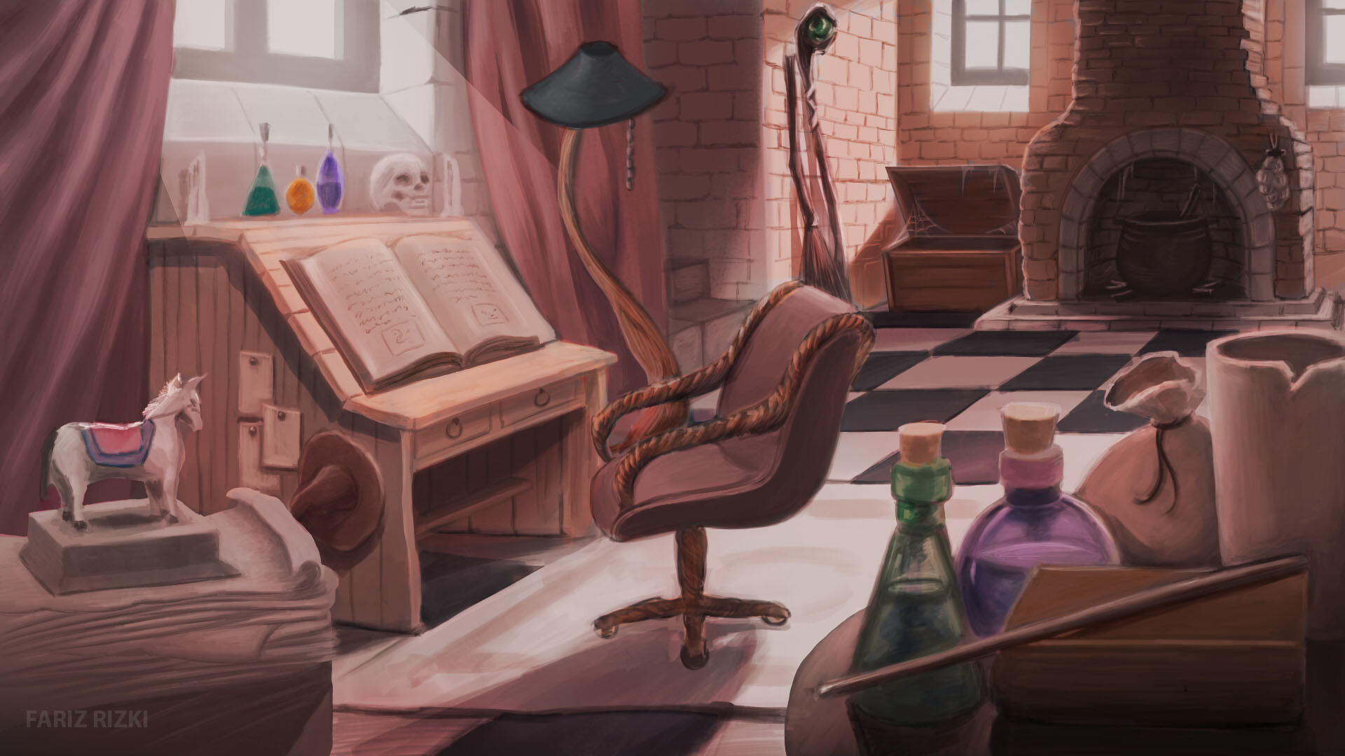 ArtStation - Wizard's Workshop