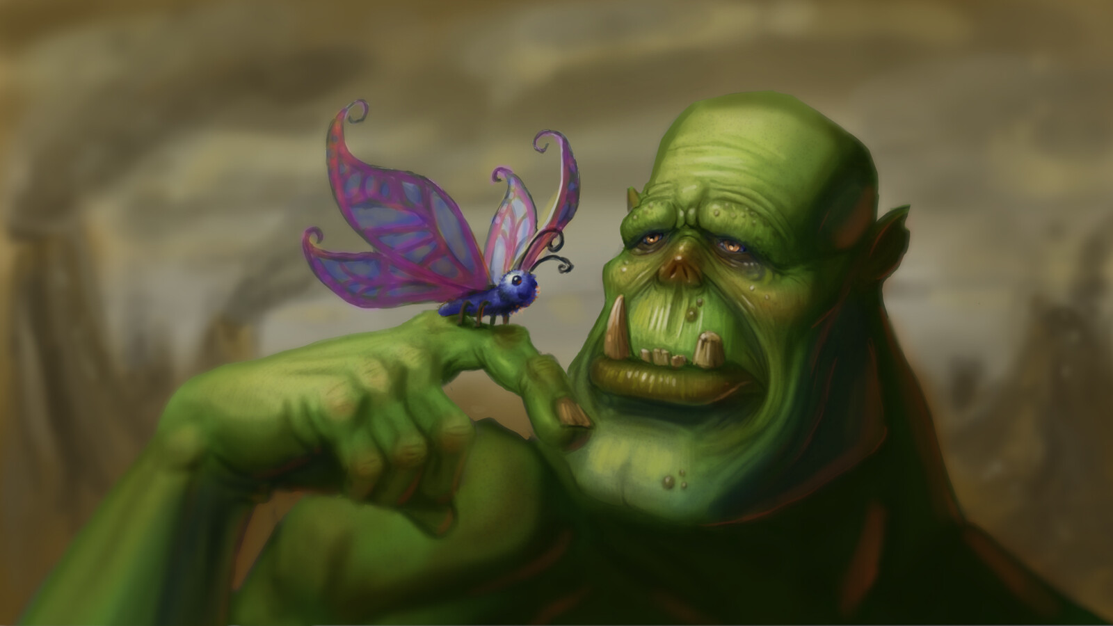 Orc and Butterfly
