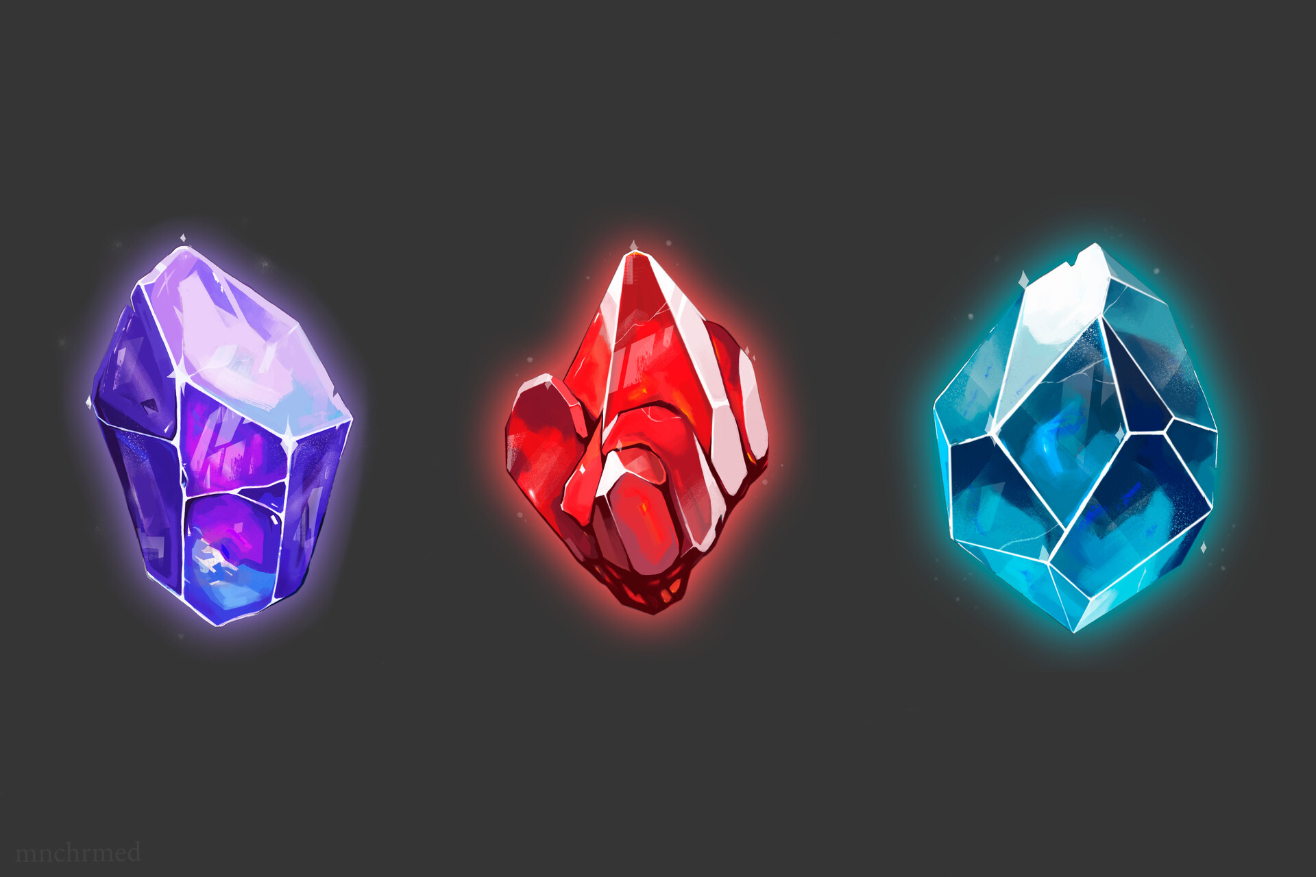 ArtStation - Gem icons