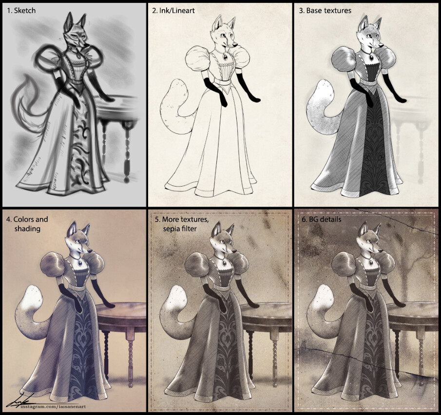 animals in old time dresses