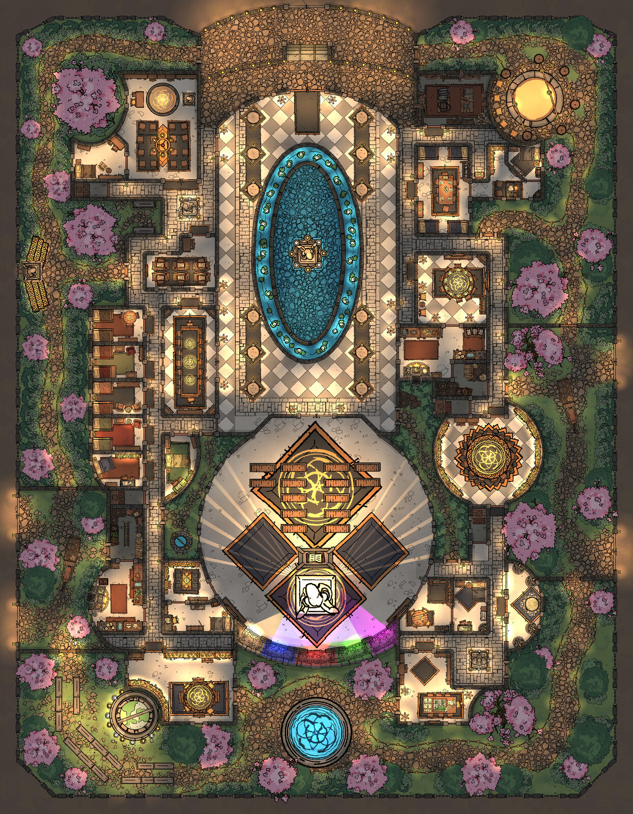 Battle Map | Temple of Light