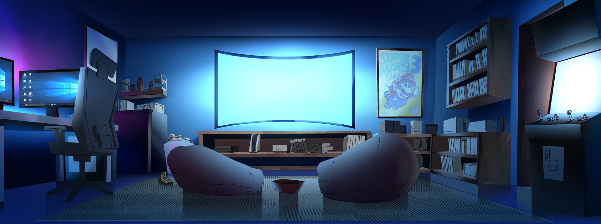Tổng hợp 999 Background gaming room Phù hợp cho trang trí các phòng chơi  game