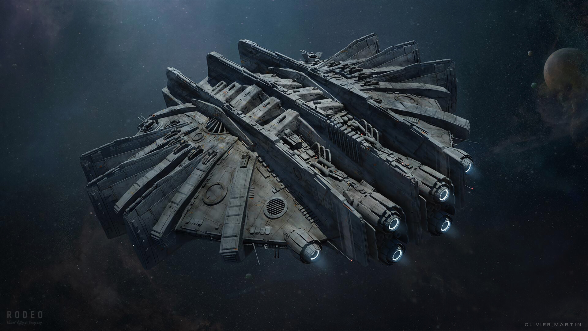 Olivier Martin - Intruder XB982 spaceship from Valerian