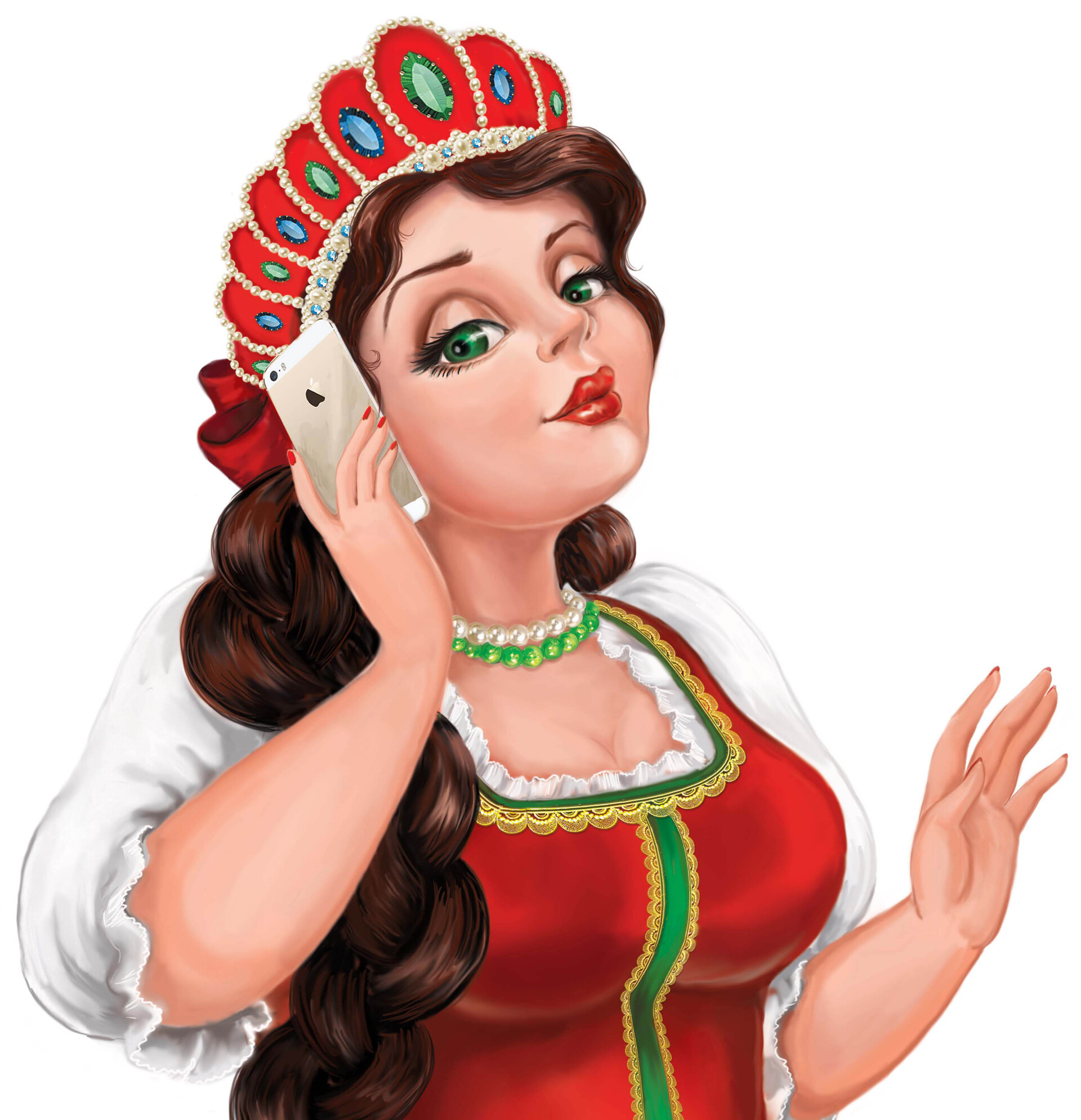 Русская Красавица Картинки Для Детей