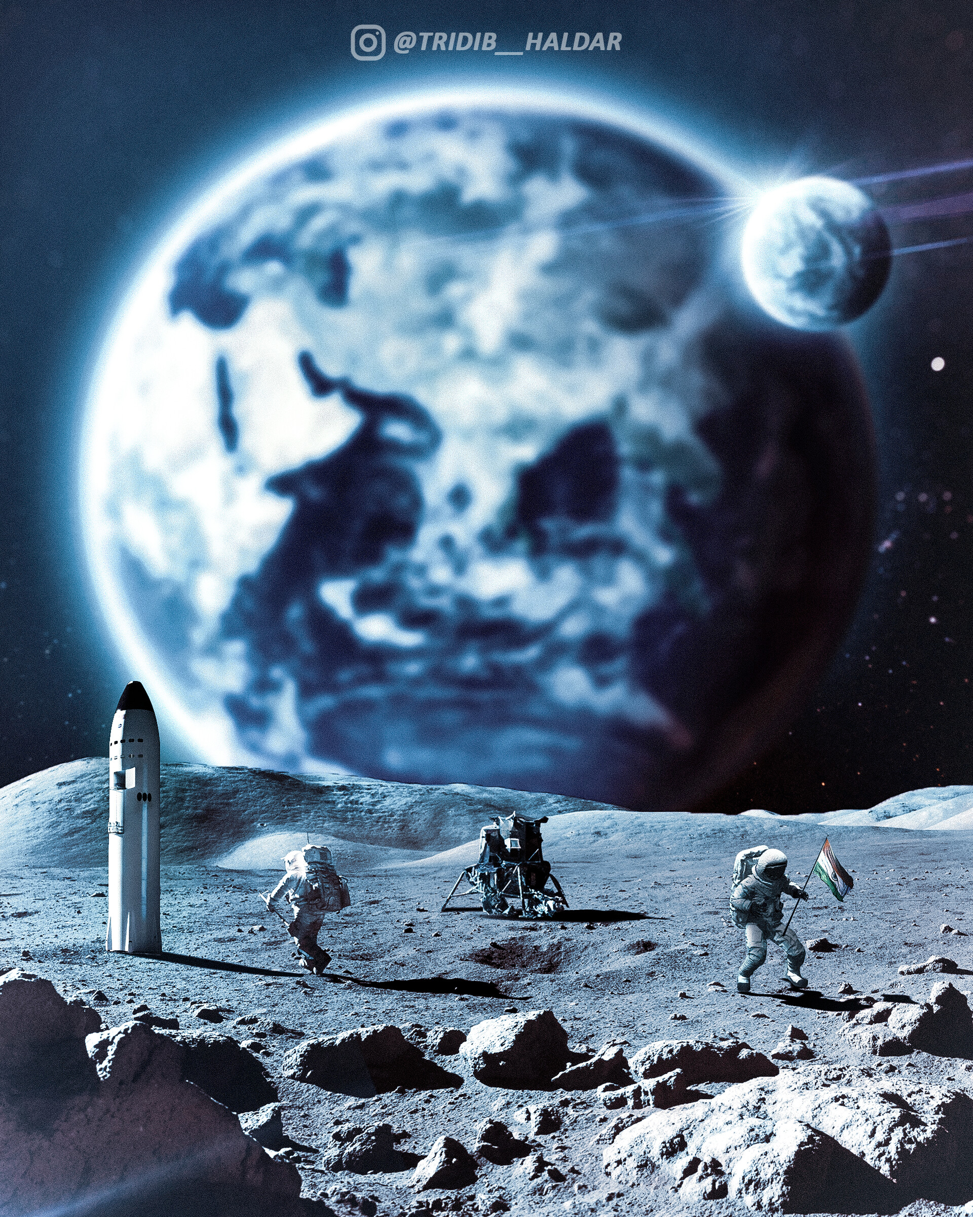 india on the moon tridib haldar