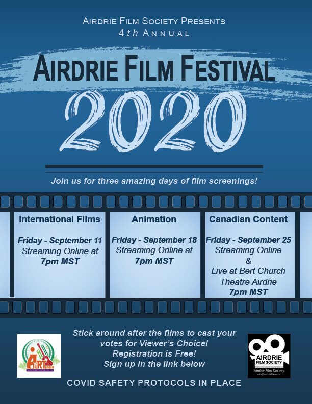 Airdrie Film Festival 2020 Poster