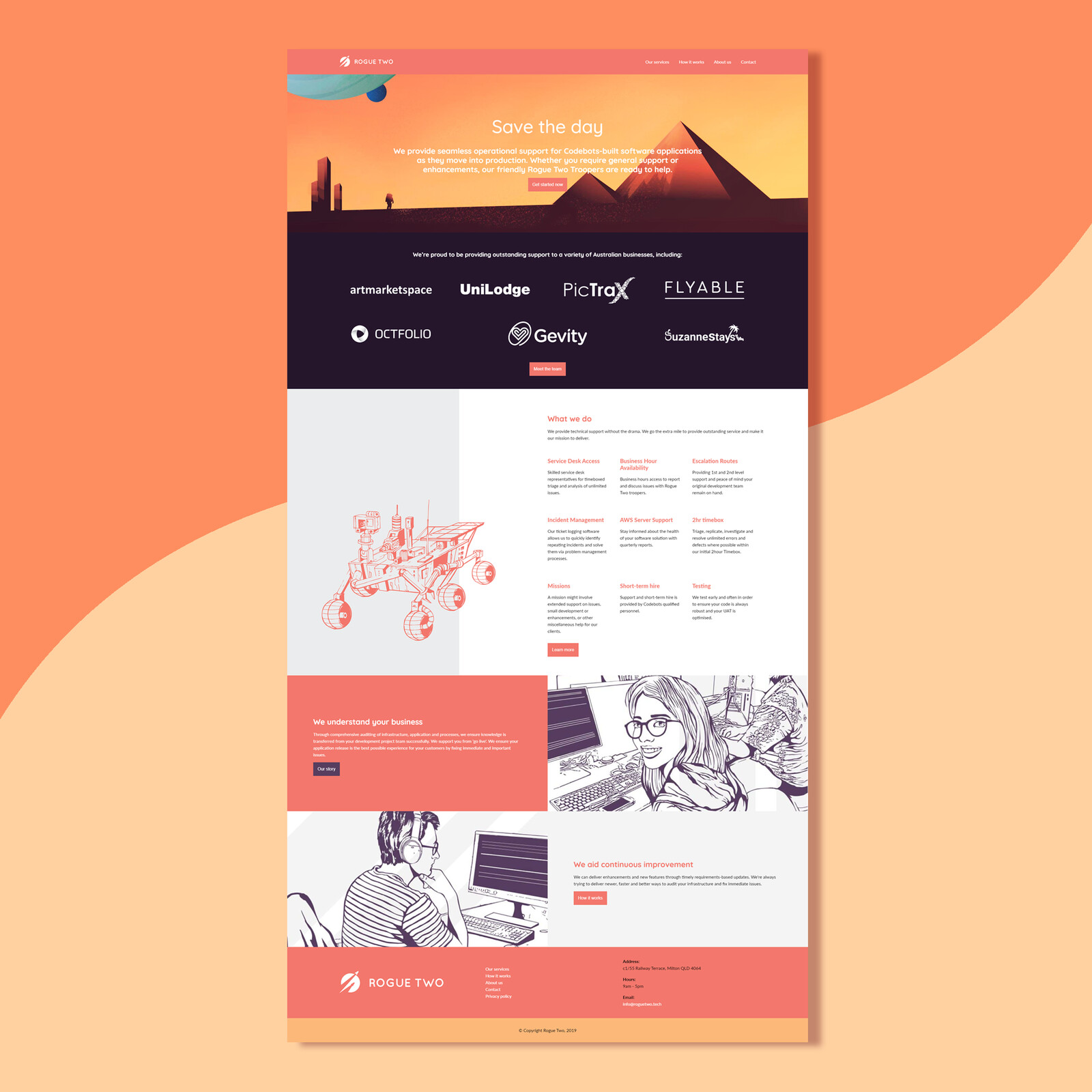 Rogue Two - web design + branding