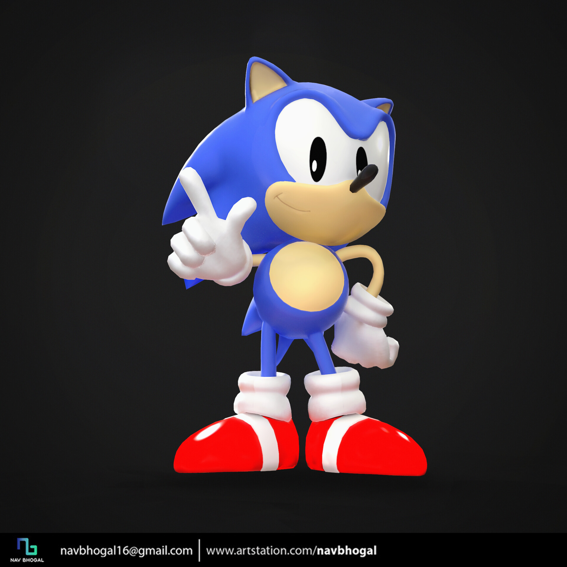Sonic T-Pose - Imgflip