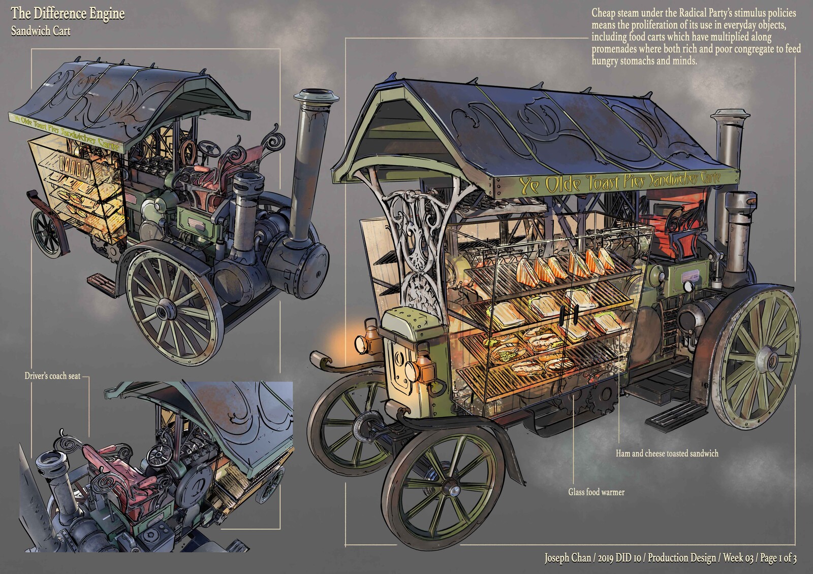 Sandwich cart