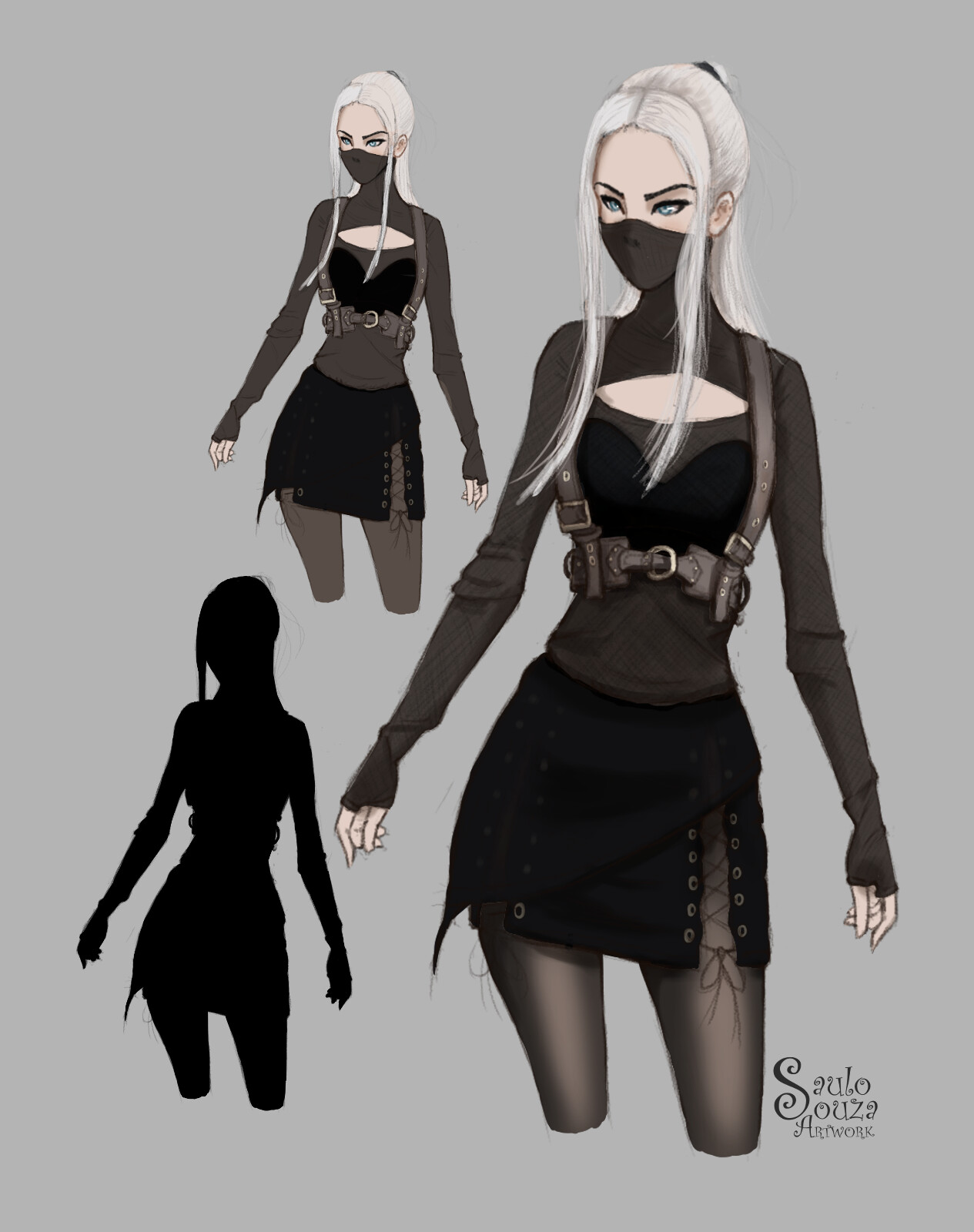Artstation Modern Ninja Girl Saulo Souza Homedaz studiogenesis 8 clothingdforce anime ninja outfit for genesis 8 female(s). artstation modern ninja girl saulo souza