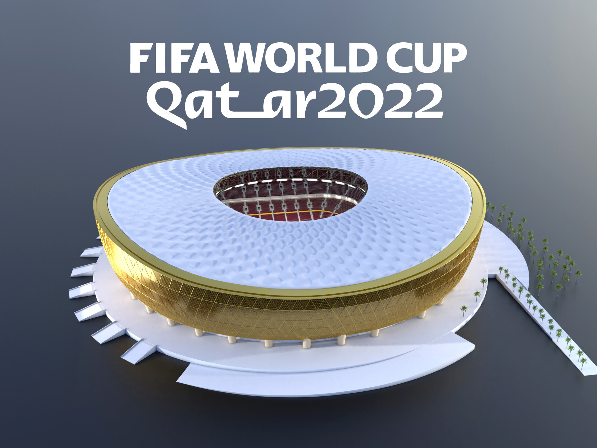 ArtStation Lusail stadium2022 fifa world cup qatar