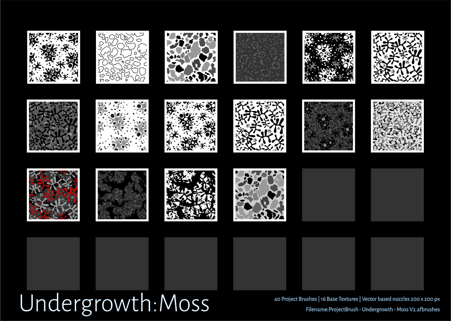 Undergrowth Moss
16 base textures
