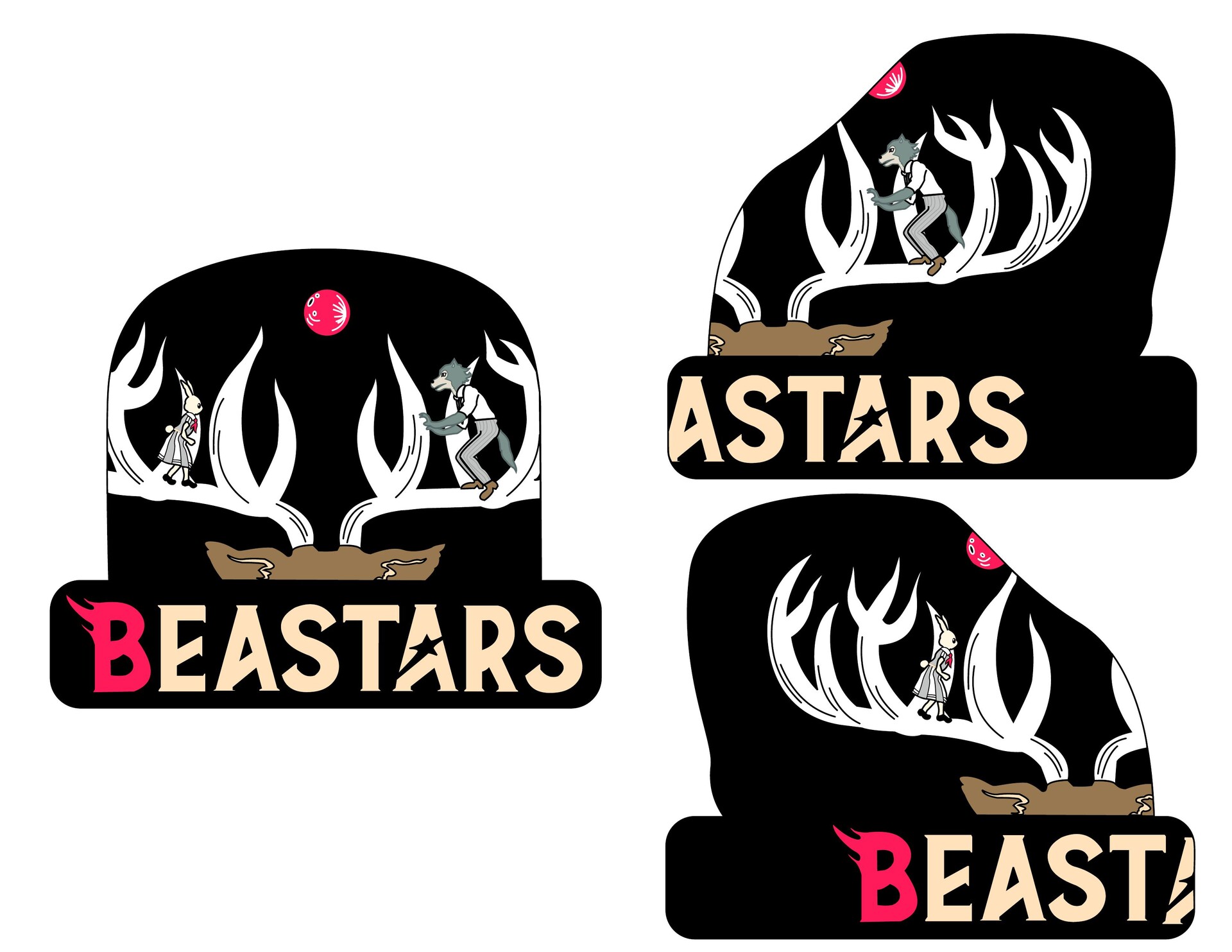 Artstation Beastars Hats In 4 Styles Megan Fossan In a world populated by anthropomorphic animals, herbivores and carnivores coexist with each other. beastars hats in 4 styles megan fossan