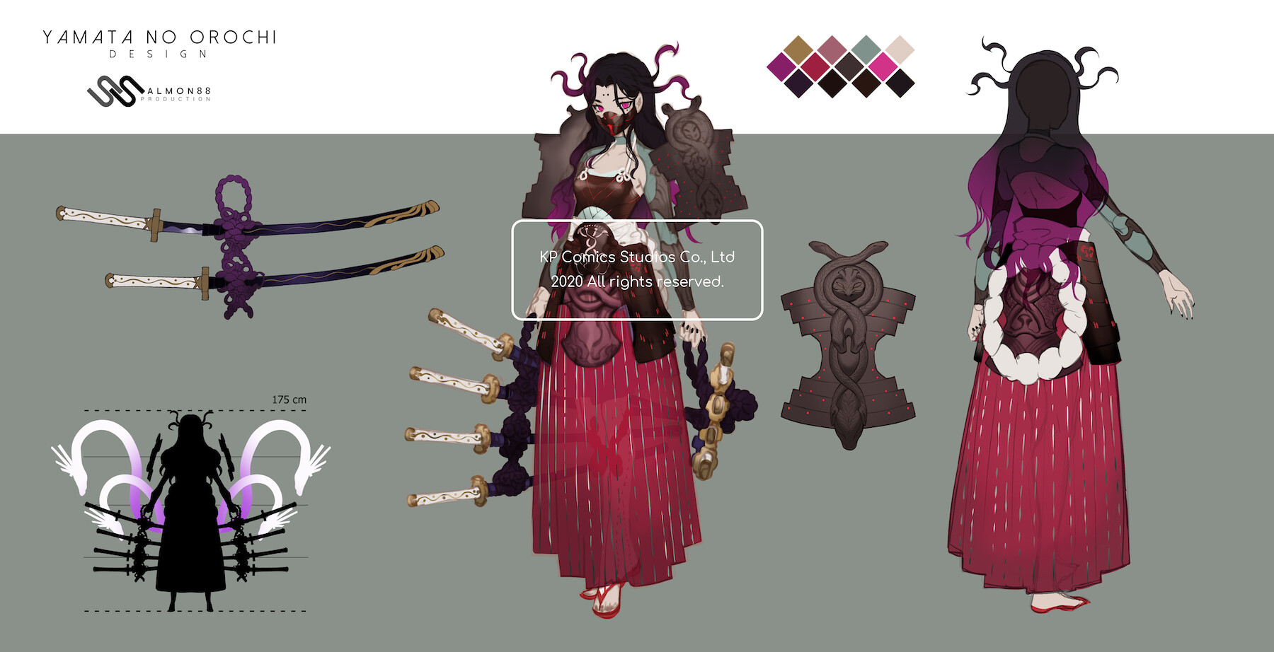 ArtStation - Yamata No Orochi Character Design