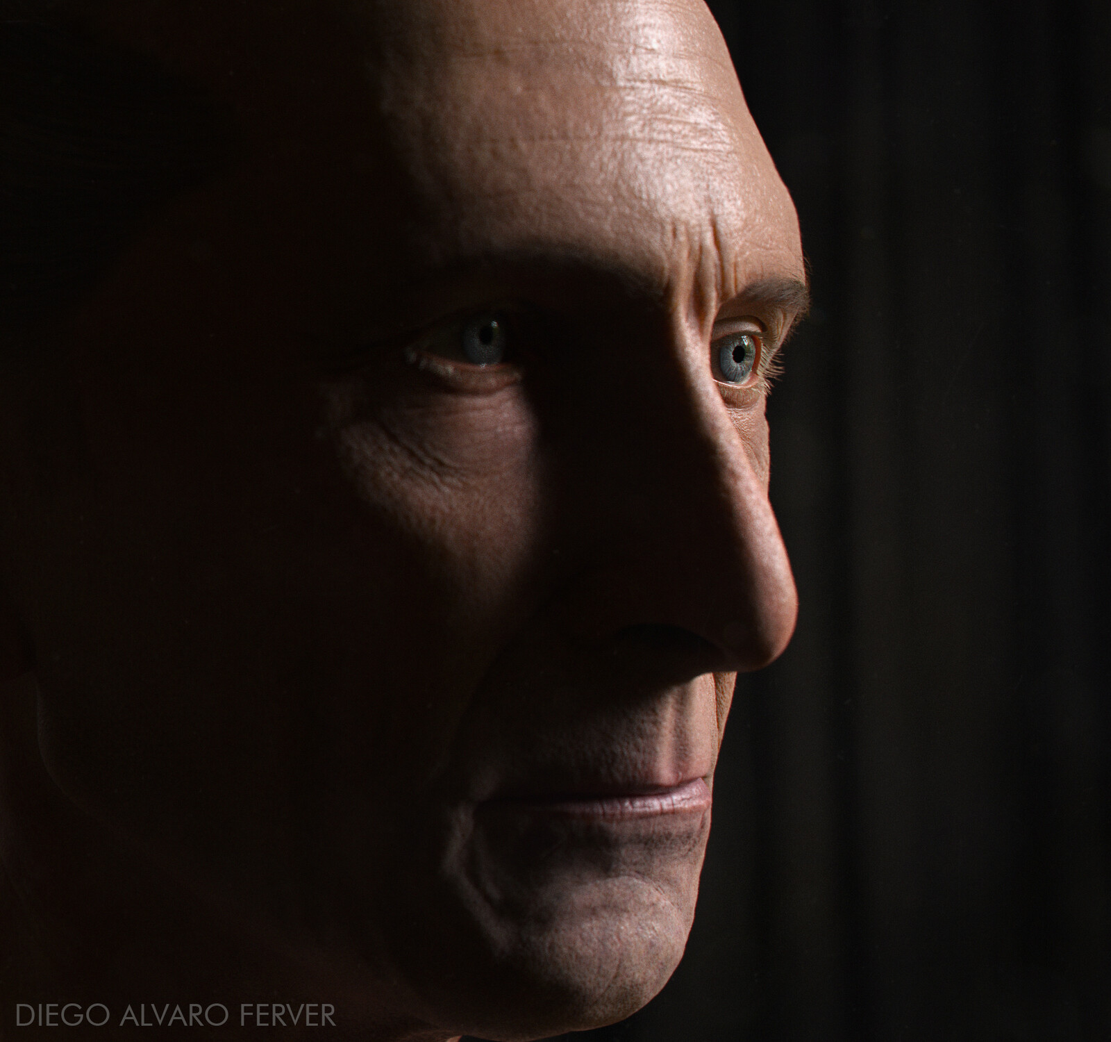 Portrait of Peter Cushing