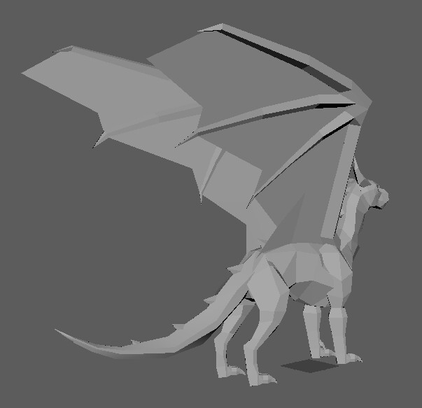 Isaac Matts Low Poly Dragon