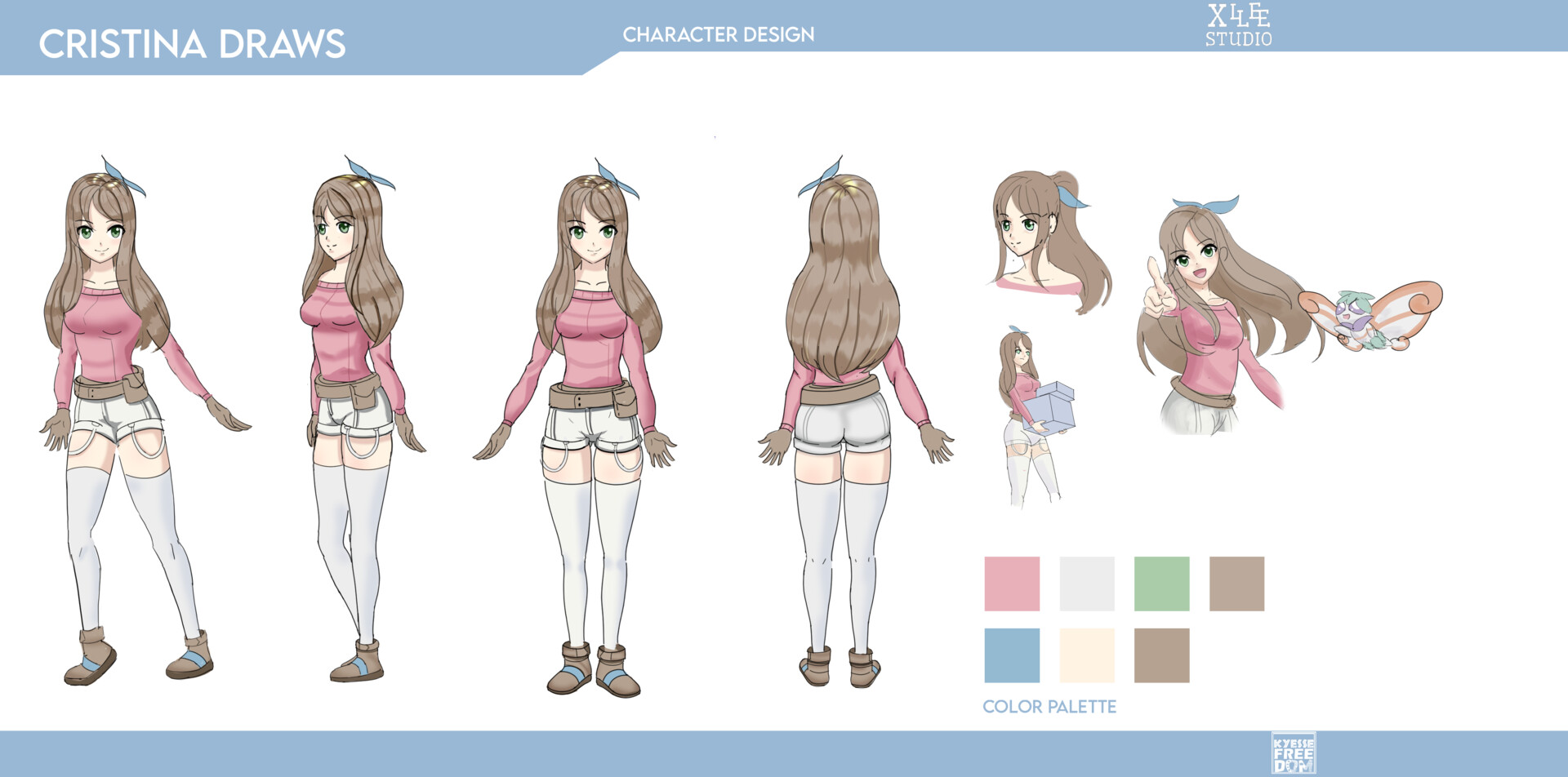 Artstation Cristina Draws Anime Character Design