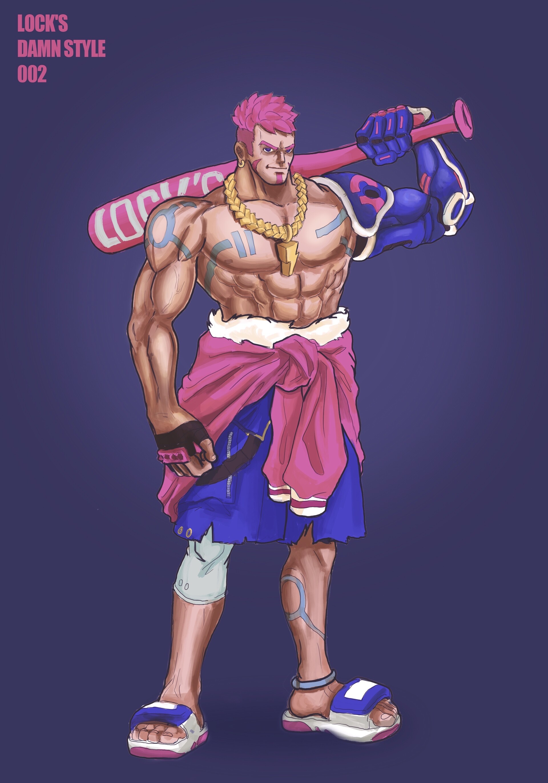 Artstation Lock S Damn Style 002
