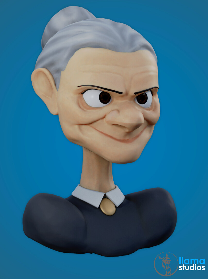 ArtStation Creepy Old Lady ArtStation Creepy Old Lady
