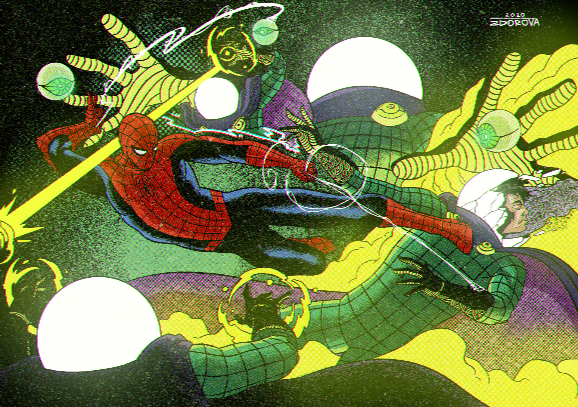 ArtStation - Spider-Man vs Mysterio