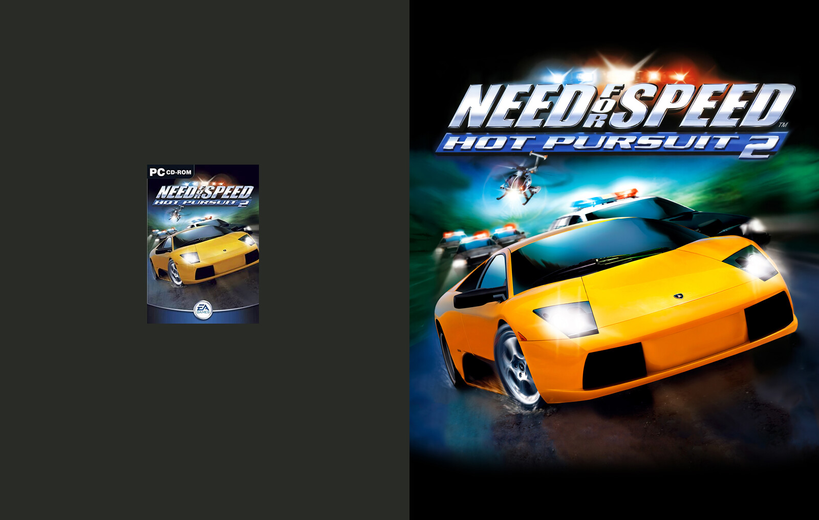 Need for Speed: Hot Pursuit 2 (Original Scan vs. Poster format)
