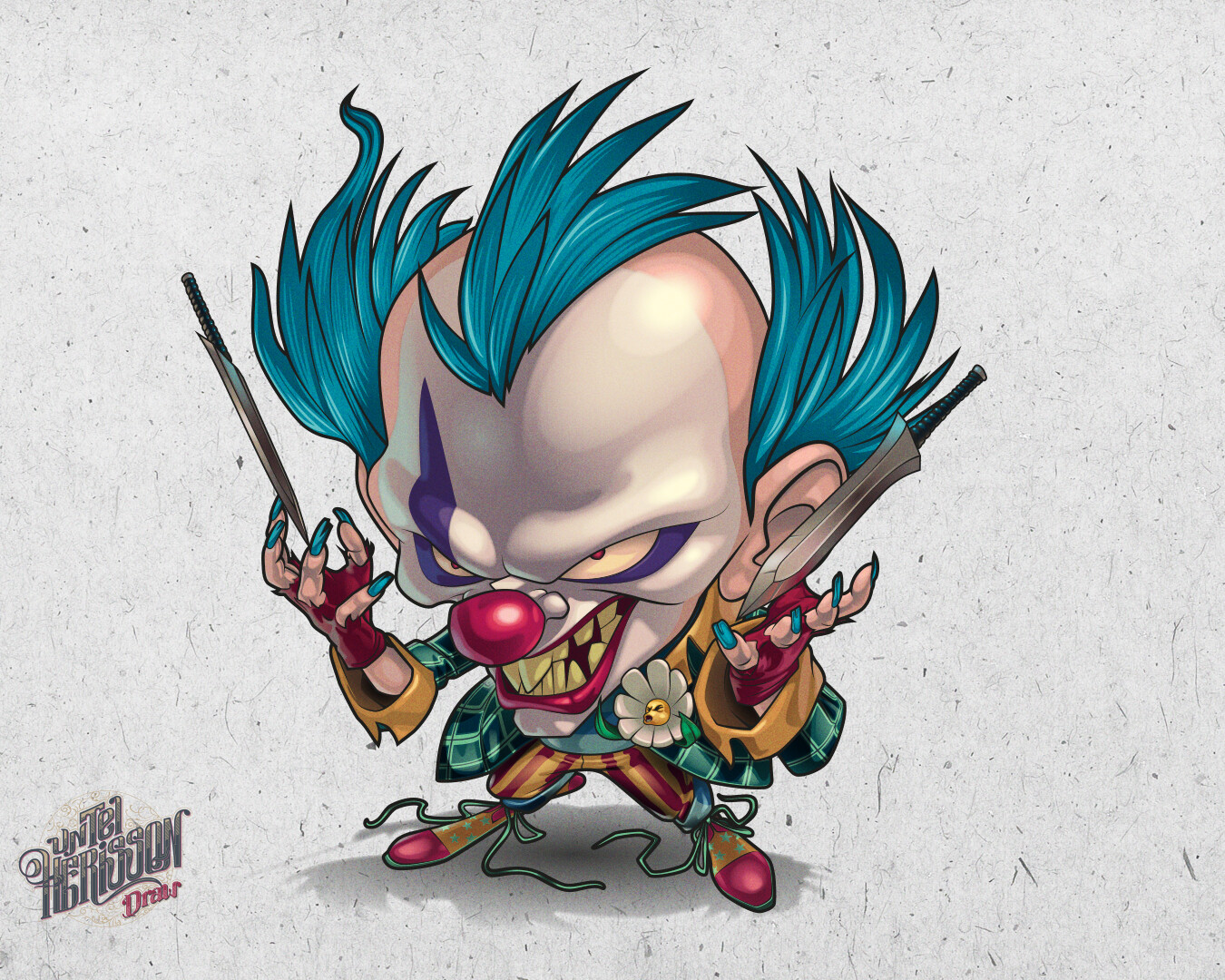Evil Clown Vector Illustration Sketch Scary Stock Vector (Royalty Free)  2313200211 | Shutterstock
