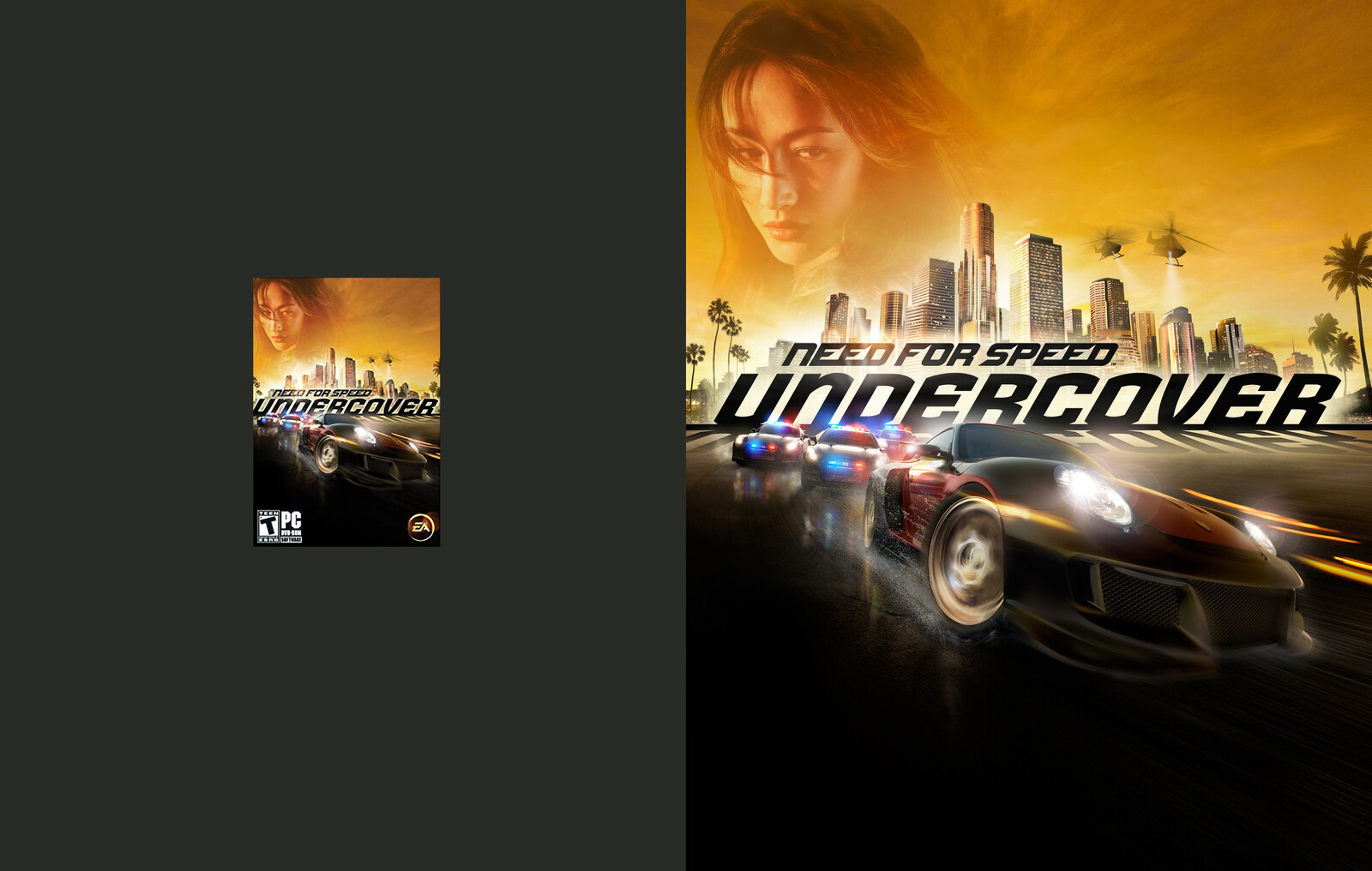 Need for Speed: Undercover (Original Scan vs. Poster format)
