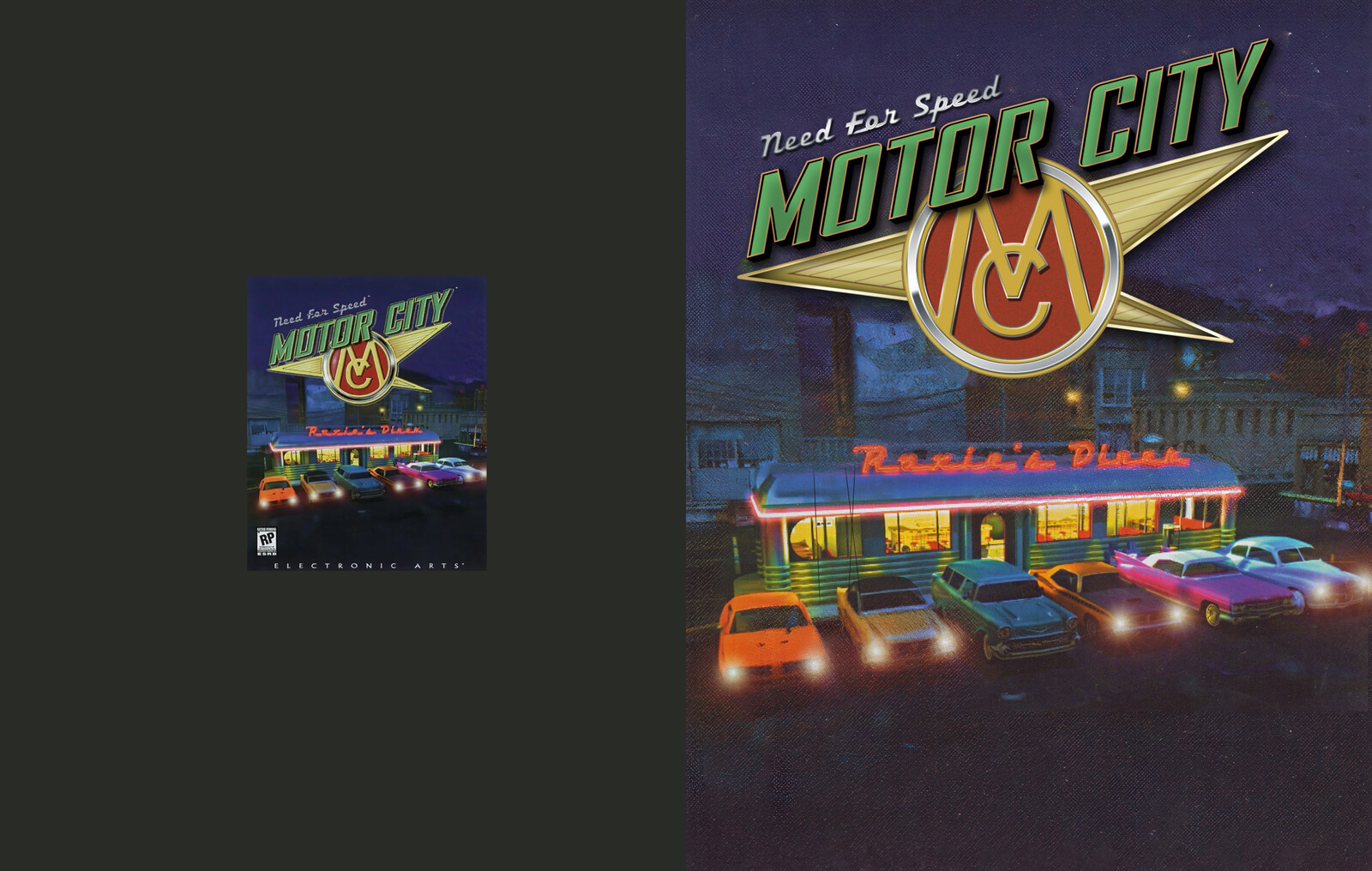 Bonus - Need for Speed Motor City (Original Scan vs. Poster format)