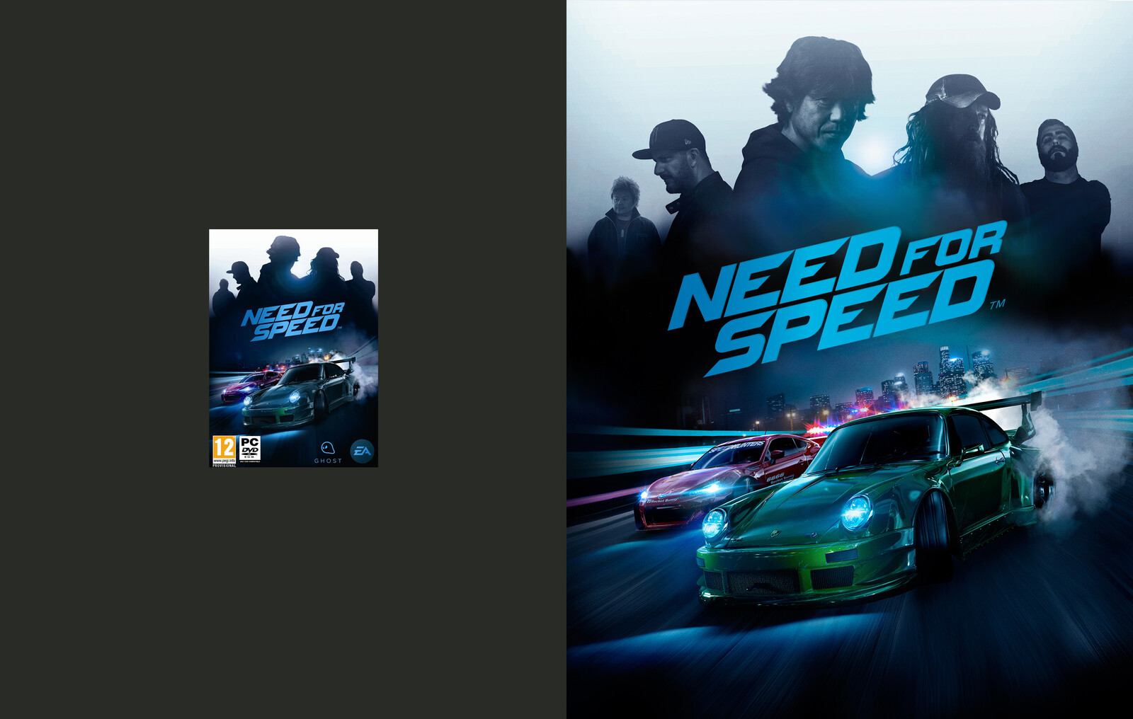 Need for Speed (Original Scan vs. Poster format)