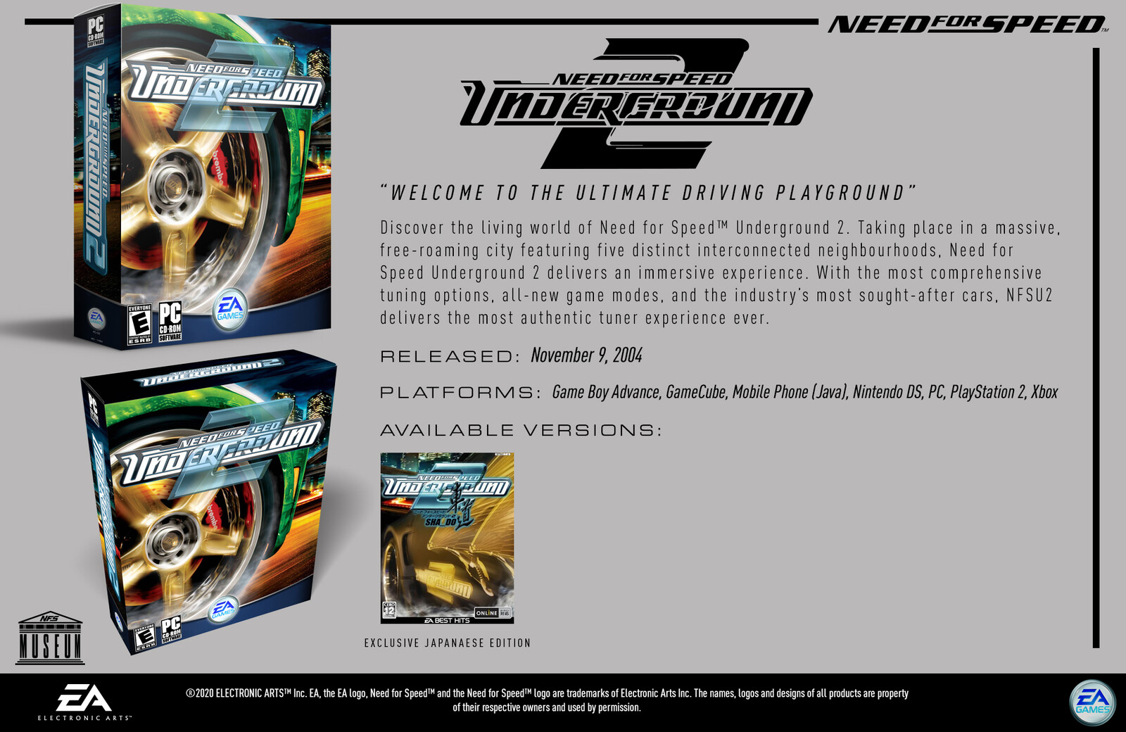 Need for Speed: Underground 2 (2004) - Museum Slide