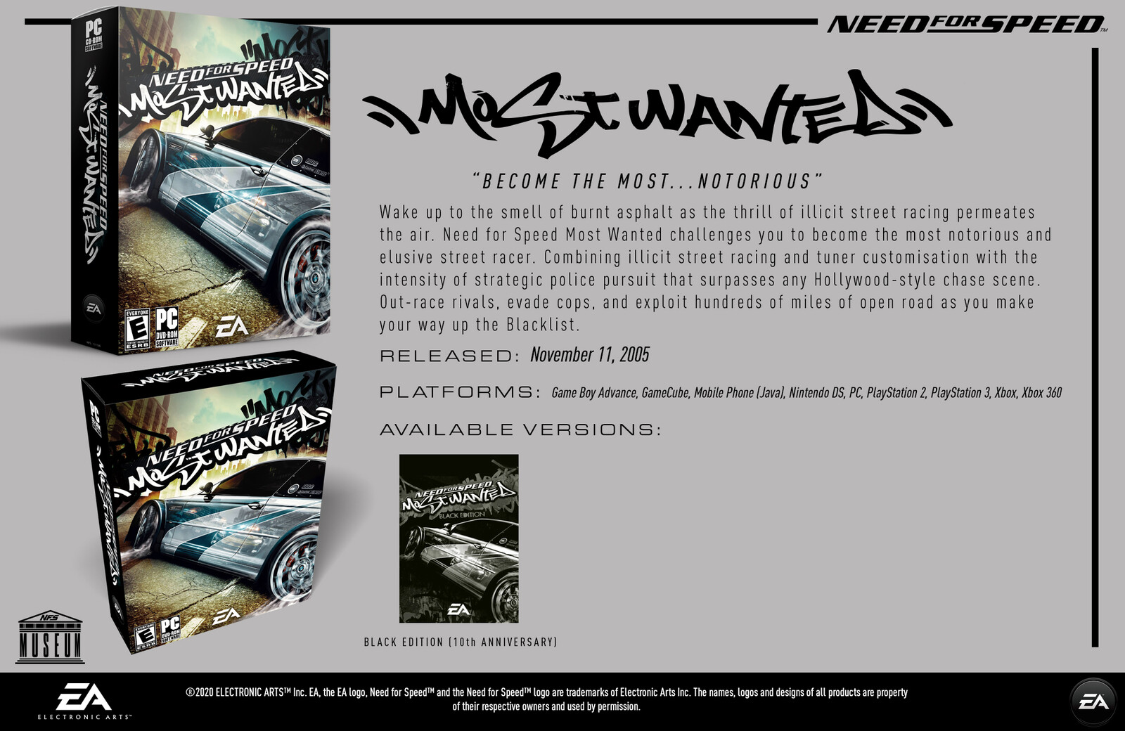 Need for Speed: Most Wanted (2005) - Museum Slide