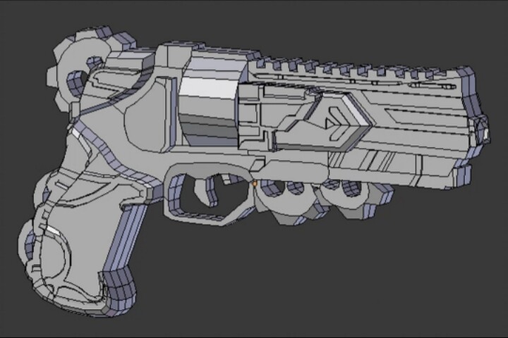 ArtStation - Weapon (Gun form)