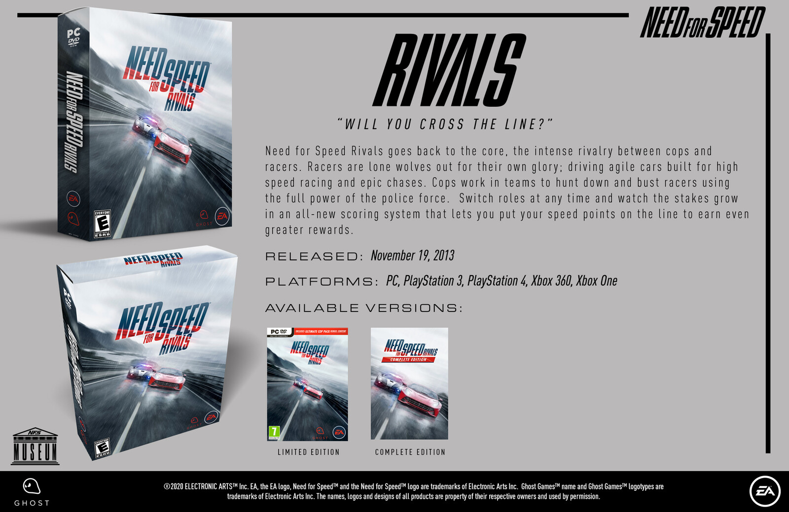 Need for Speed Rivals (2013) - Museum Slide