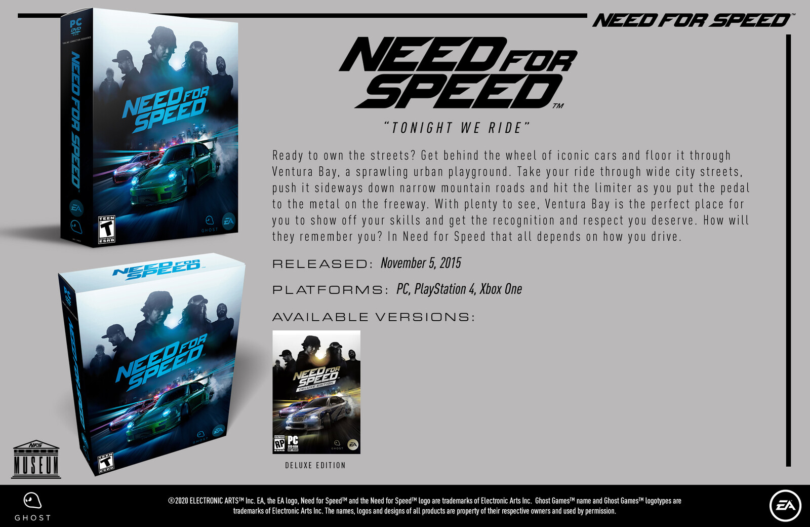Need for Speed (2015) - Museum Slide