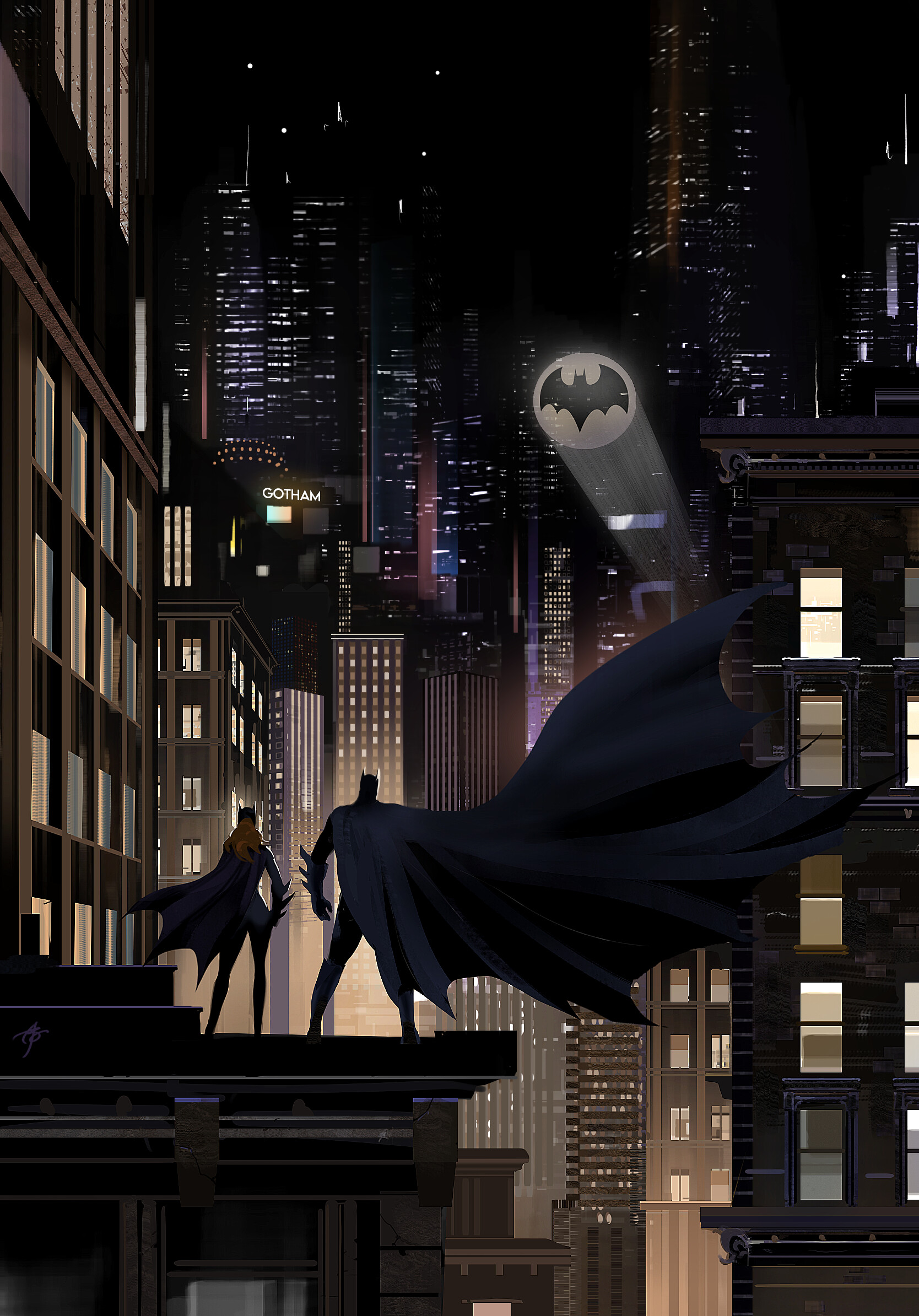 ArtStation - Batman & Batgirl