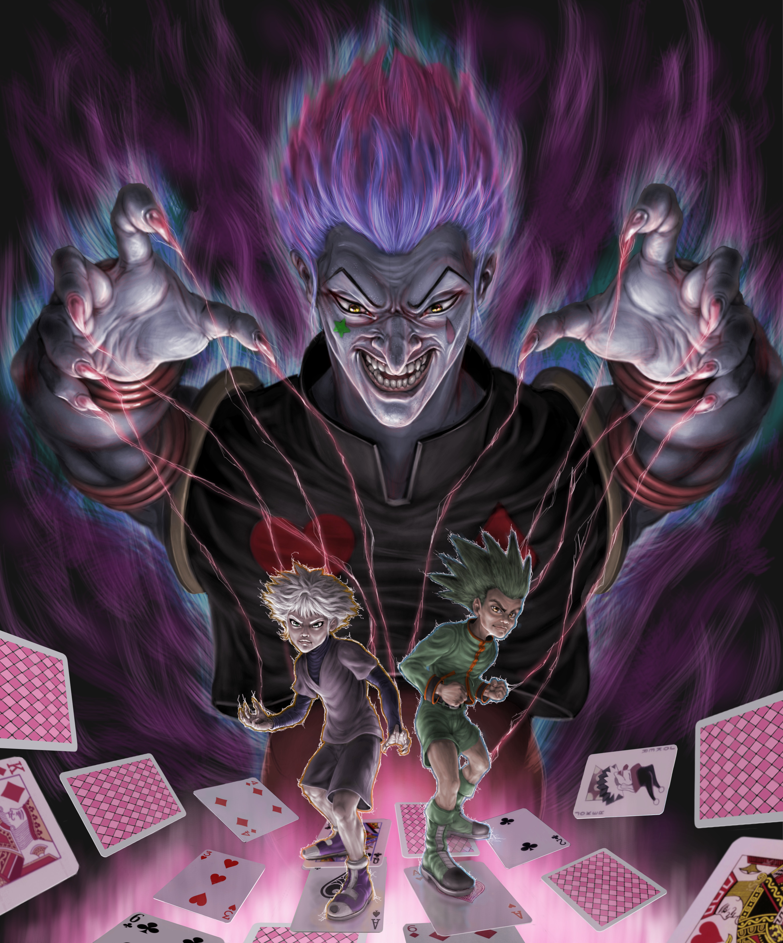 Artstation Hunter X Hunter Fanart Hisoka S Puppets Emilio Mansilla Garcia