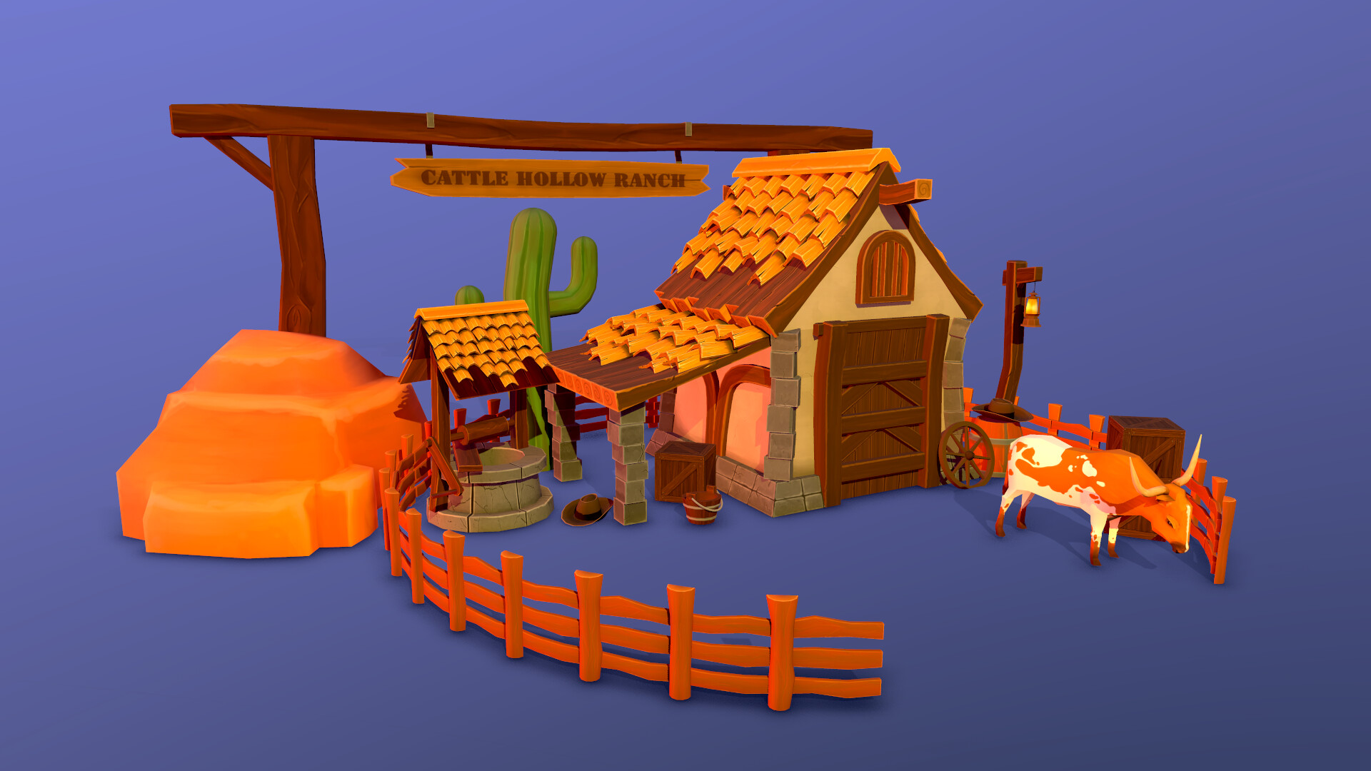 maria-elisabeth-hansen-hand-painted-frontier-cattlefarm