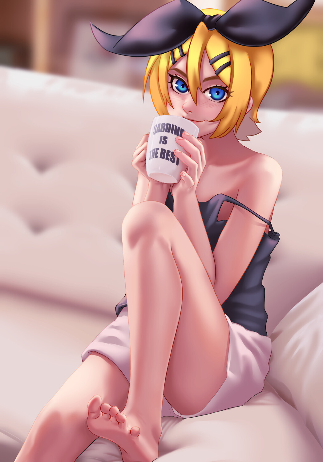 Rin Kagamine Barefoot Rin Kagamine Barefoot