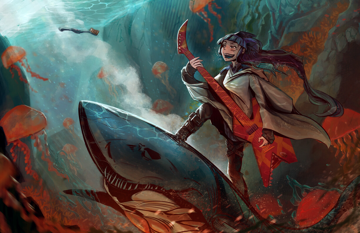 Johnny Vu Arts - Artemis of the Blue