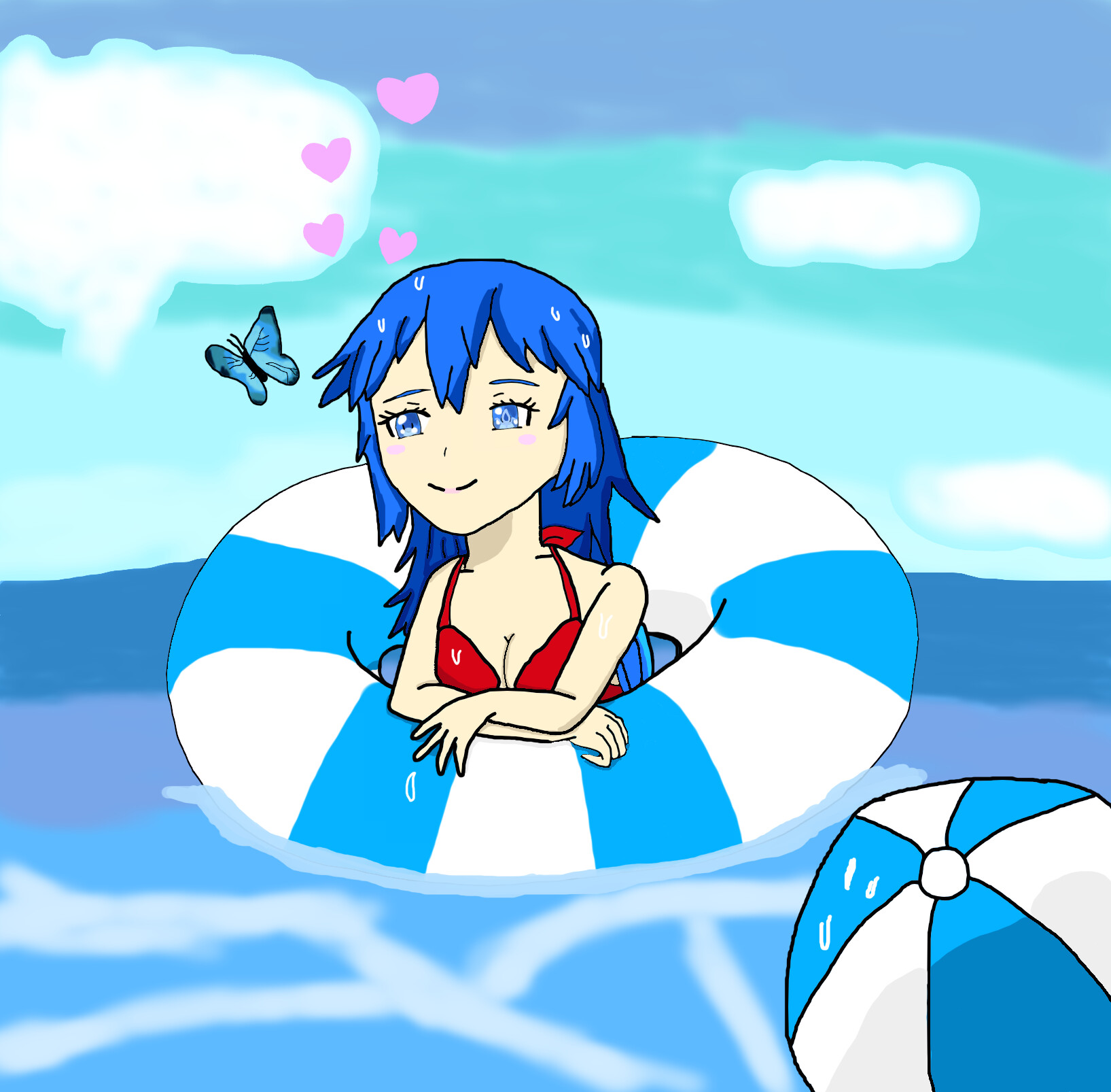 anime swim ring