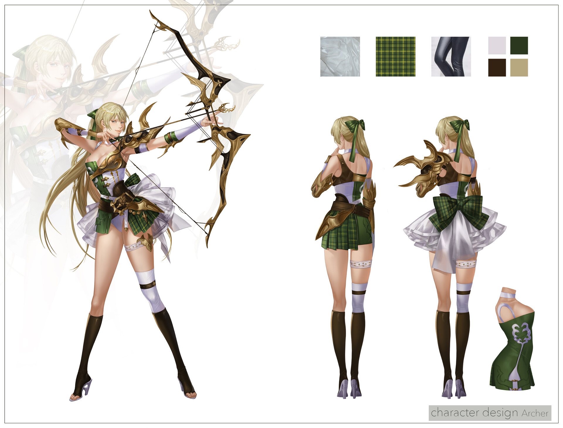 ByulRa 💕 - female archer character design