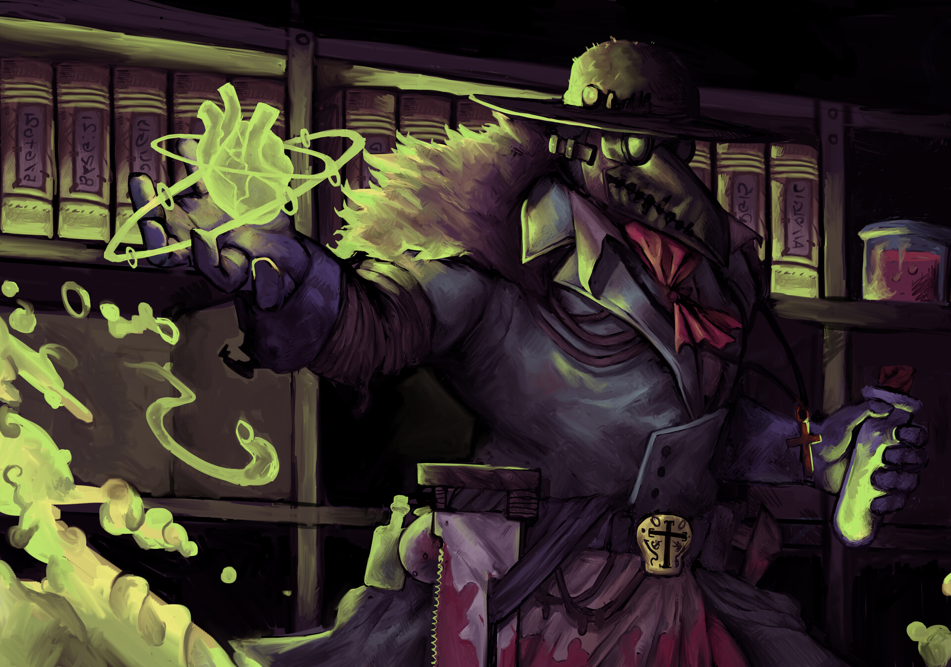 ArtStation Plague doctor dnd character design