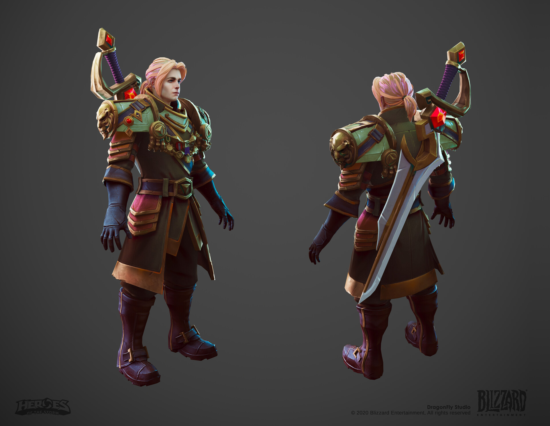 DragonFly Studio HotS "Craft Wars" skins pack Anduin