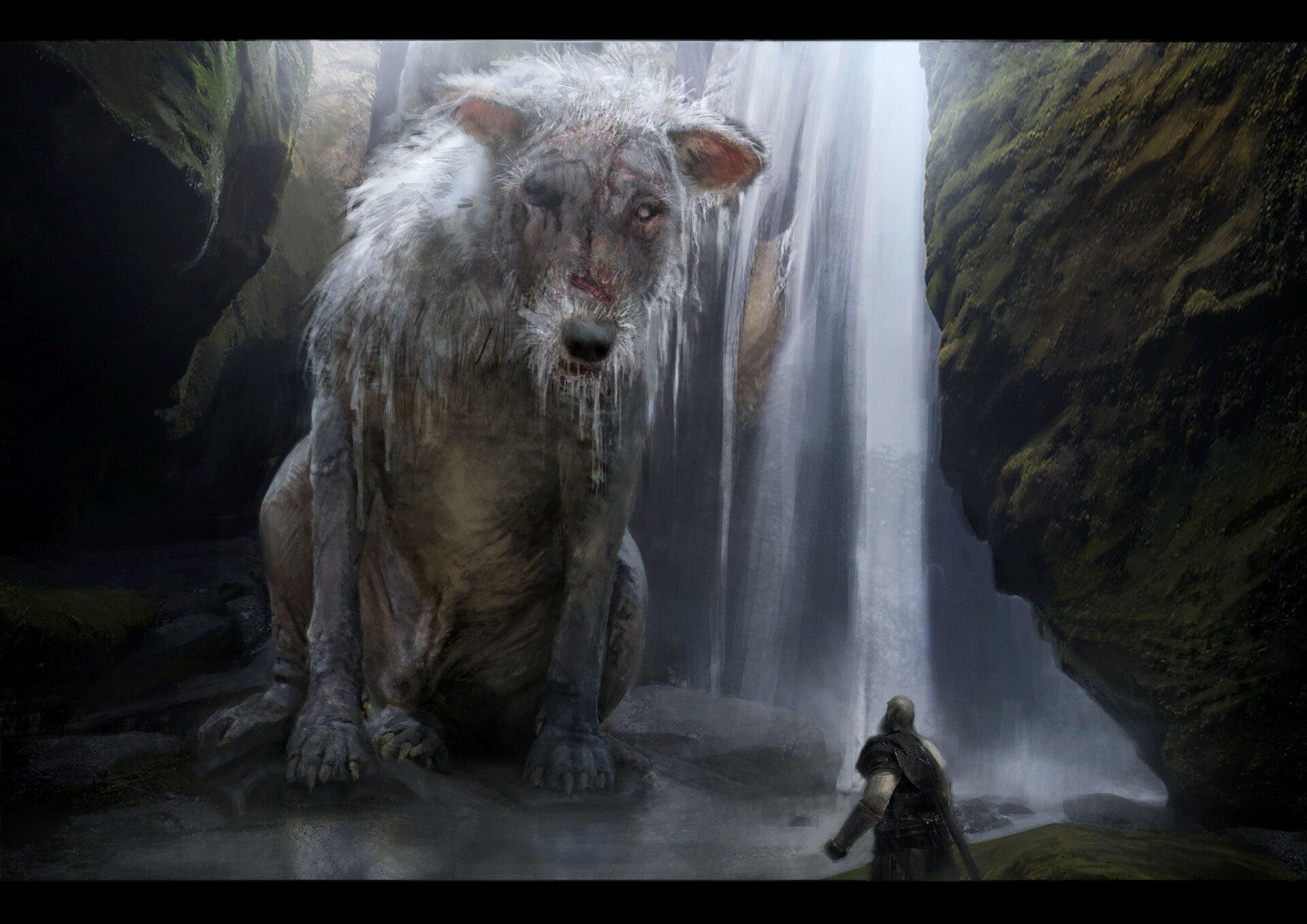 ArtStation - Fenrir Wolf - God of War: Ragnarok fan concept P2, Samuel