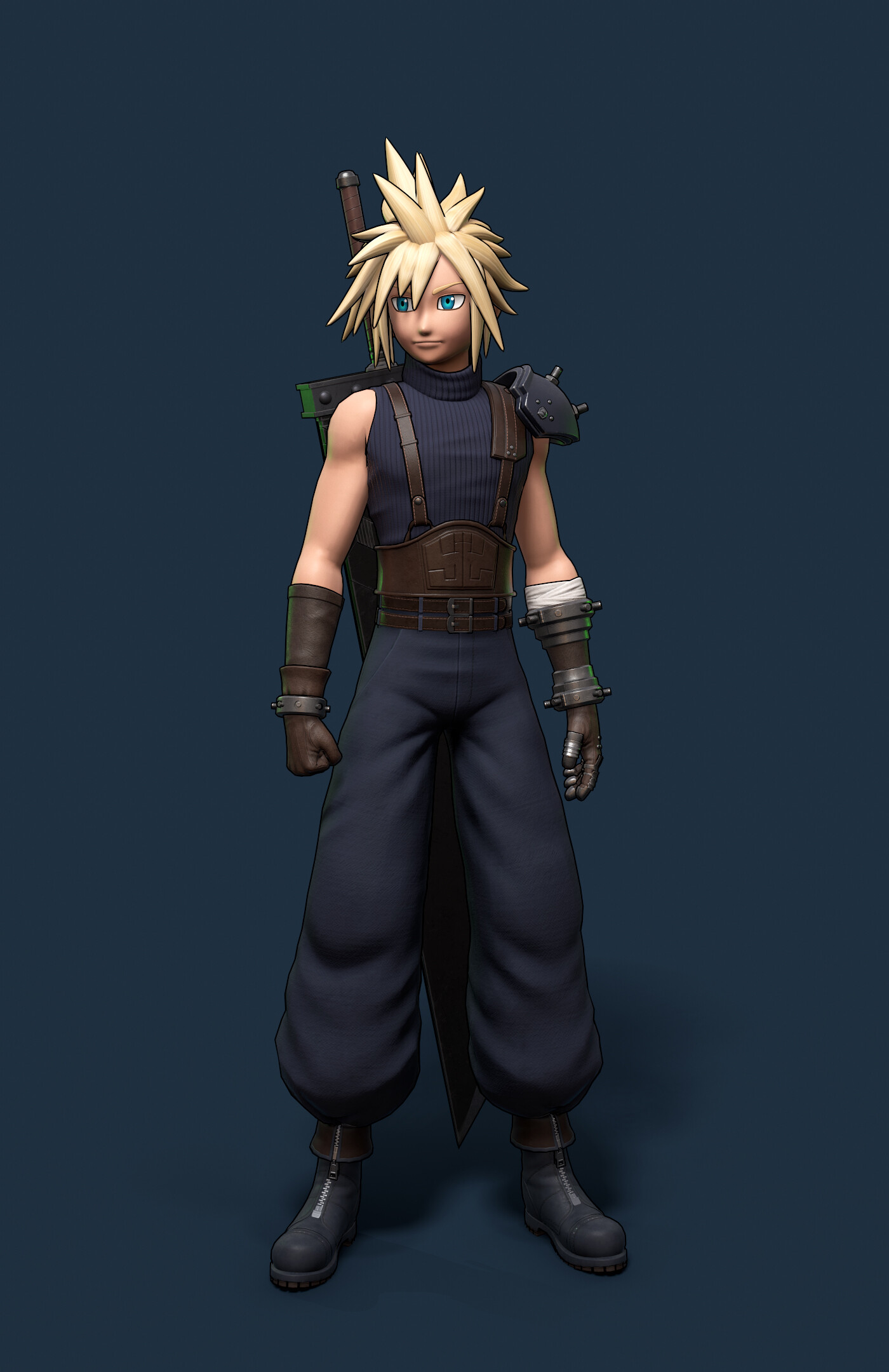 ゲームキャラクター FINAL FANTASY VII REMAKE CLOUD STRIFE FINAL FANTASY VII | SQUARE ENIX
