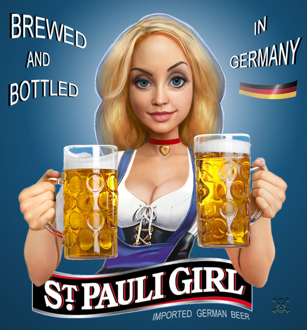 Artstation St Pauli Girl Logo