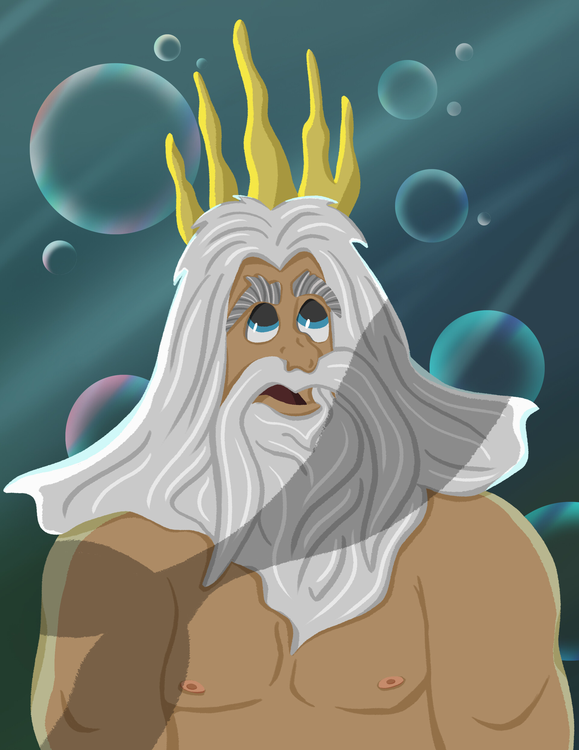 King Triton Little Mermaid